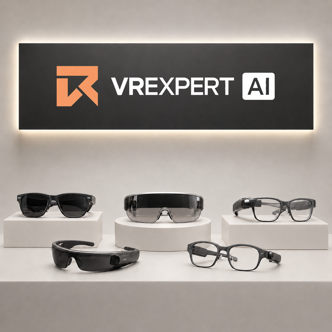 Person mit VR-Brille im Profil